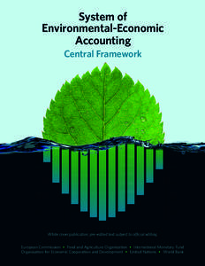 National accounts / System of Integrated Environmental and Economic Accounting / Environmental protection expenditure accounts / Asset / United Nations System of National Accounts / Economics / System of Environmental and Economic Accounting for Water / Economy-wide material flow accounts / Statistics / Official statistics / Environmental statistics