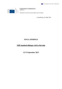 Public finance / International Public Sector Accounting Standards / Gross fixed capital formation / Slovenia / Greek Financial Audits /  2009-2010 / Europe / National accounts / Eurostat