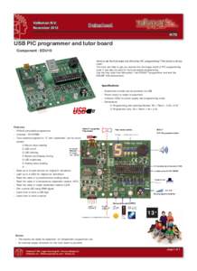 Electronic engineering / PICKit / PIC microcontroller / MPLAB / Programmer / Light-emitting diode / Resistor / Universal Serial Bus / Microcontrollers / Computer hardware / Electronics