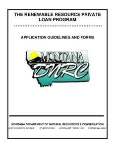 THE RENEWABLE RESOURCE PRIVATE LOAN PROGRAM