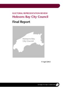 Microsoft Word - Electoral Representation Review - Final Report for Hobsons Bay City Council