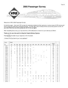 Microsoft Word - Passenger Survey-2005 Results.doc