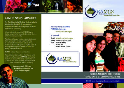 Rural health / Knowledge / Scholarship / Petrus Ramus / National Rural Health Alliance / Education / Medical school