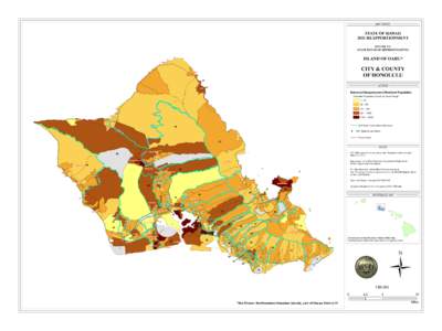 MAP SERIES  STATE OF HAWAII 2011 REAPPORTIONMENT DISTRICTS: STATE HOUSE OF REPRESENTATIVES