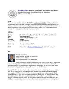 Government / Rosenblum / United States Department of State / AFL–CIO