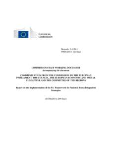 EUROPEAN COMMISSION Brussels, [removed]SWD[removed]final