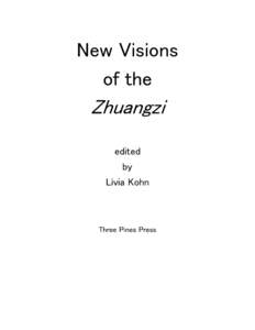 New Visions of the Zhuangzi edited by