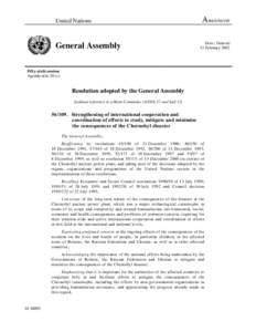 United Nations  General Assembly A/RES[removed]Distr.: General