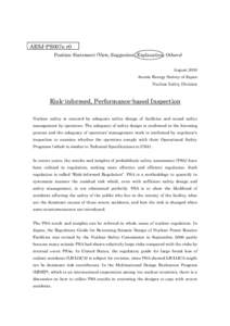 Microsoft Word - AESJ-PS007e Risk-informed, Performance-based Inspection r0.doc