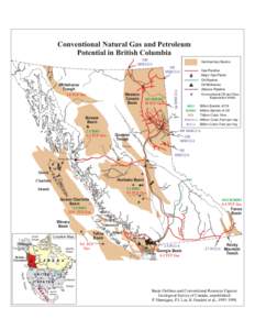 Conventional Natural Gas and Petroleum Potential in British Columbia Whitehorse Trough 1.8 TCF Gas
