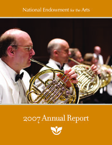 National Endowment for the Arts[removed]Annual Report GRANt HiGHliGHtS