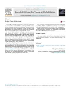 Journal of Orthopaedic Trauma / Publishing / Academic publishing
