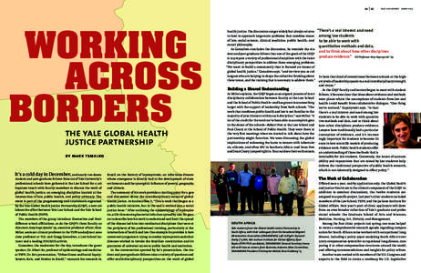 Yale School of Public Health / Yale Law School / Mark Barnes / University of Washington Department of Global Health / Health / Global health / Public health