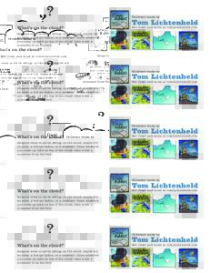 ? What’s on the cloud? Children’s books by  Tom Lichtenheld