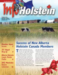 December/January[removed]A Holstein Canada publication providing