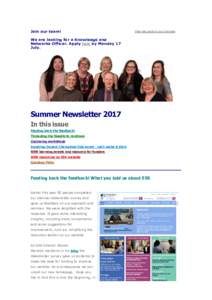 Evaluation Support Scotland Summer newsletter 2017