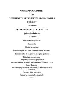 Salmonella / Biology / Clinical pathology / Milk / Pasteurization / Salmonella enterica enterica / Raw milk / Alkaline phosphatase / Listeria monocytogenes / Enterobacteria / Gram-negative bacteria / Microbiology