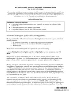 United States Environmental Protection Agency / Polychlorinated biphenyl / Soil contamination / Dredging / Air quality / Particulates / Superfund / Pollution / Environment / Air pollution