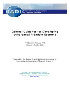 General Guidance for Developing Differential Premium Systems First Issued in February 2005 Updated in October[removed]Prepared by the Research and Guidance Committee of