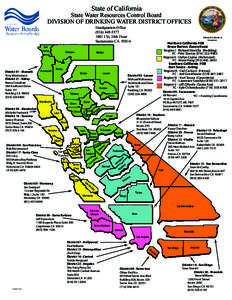 State of California  State Water Resources Control Board DIVISION OF DRINKING WATER DISTRICT OFFICES Headquarters Office[removed]