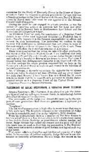 committee for the Study of Monopoly Power in the House of Representatives. Later he returned to private practice in Chicago and was a founding partner in the firm of Rothschild, Stevens, Barry & Meyers, where he stayed u