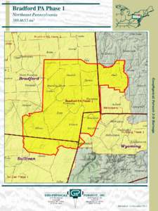 Bradford PA Phase 1 Northeast Pennsylvania[removed]mi2 Geophysical Pursuit 3-D Surveys