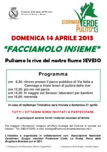 Comune di Lentate sul Seveso  Provincia di Monza e Brianza DOMENICA 14 APRILE 2013