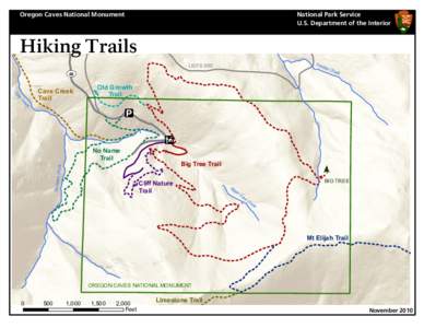 Oregon Caves National Monument  National Park Service U.S. Department of the Interior  Hiking Trails