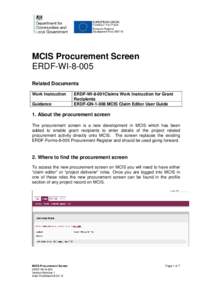 Microsoft Word - ERDF-WI[removed]MCIS Procurement Screen V1.doc