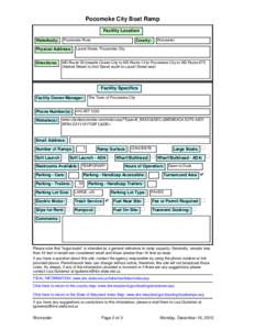 Boating Access Information - Worcester 13