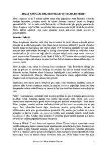 AHVAZ ARAPLARI KİM, SIKINTILARI VE TALEPLER NEDİR? Ahvaz Arapları en az 5 milyon nüfusa sahip olup çoğunlukla Arap karakteri nedeniyle Farslılar tarafından Arabistan olarak da bilinen Huzistan eyaletine bitişik bir bölgede