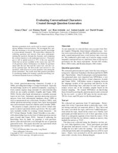 Computational linguistics / Information retrieval / Natural language processing / Question answering / Artificial intelligence / SAT / Collaboration / Yahoo! Answers / Science / Information science / Artificial intelligence applications