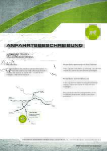 ANFAHRTSBESCHREIBUNG HOFMANNSTRASSEKIRCHDORF/KREMS Mit dem Auto  Mit der Bahn kommend von Graz/Selzthal