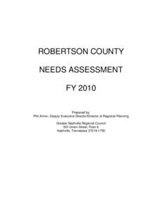 Microsoft Word - Robertson COUNTY NEEDS ASSESSMENT 2010.doc