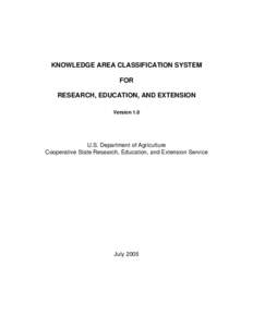 Problem Area Classification