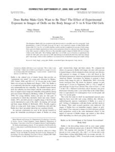 CORRECTED SEPTEMBER 27, 2006; SEE LAST PAGE Developmental Psychology 2006, Vol. 42, No. 2, 283–292 Copyright 2006 by the American Psychological Association[removed]/$12.00 DOI: [removed][removed]