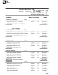 Investment / Repurchase agreement / Federal Reserve System / Bank of America / Money market / Freddie Mac / Citigroup / Primary dealers / Economy of the United States / Finance