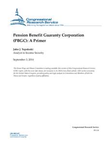 Pension / Economics / Year of birth missing / Financial economics / Pension Protection Act / Government / Defined benefit pension plan / Employee benefit / Defined contribution plan / Employee Retirement Income Security Act / Pension Benefit Guaranty Corporation / Employment compensation