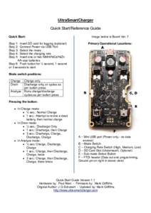 UltraSmartCharger Quick Start/Reference Guide Quick Start: Image below is Board Ver. 7