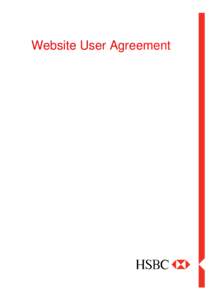 Website User Agreement  Table of Contents 1. Definitions..............................................................................................................................................................1 2. 