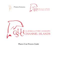 CSUCI > Pharos User Process Guide