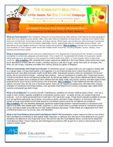 Urban decay / Food desert / Malnutrition / Diets / Food security / Convenience store / Food / Fast food / Grocery store / Food and drink / Nutrition / Health