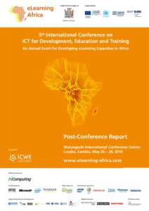 Under the Patronage of:  Supported by: 5th International Conference on ICT for Development, Education and Training