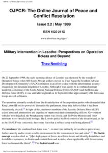 Botswana Defence Force / Lesotho / Southern African Development Community / Pakalitha Mosisili / Apartheid in South Africa / South African National Defence Force / Maseru / Outline of Lesotho / Africa / Southern African Development Community intervention in Lesotho / Political geography