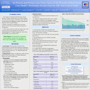 Do Patients and Primary Care Teams Agree on the Presence of the Chronic Care Model?: Preliminary Results from the ABC Intervention Study 4 Bowers KW, Robertson M