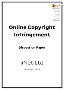 Internet in Australia / IiNet / AFACT v iiNet Ltd / Recording Industry Association of America / Copyright infringement / Graduated response / Roadshow Films v iiNet / Copyright law of Australia / Secondary liability / Law / Computer law / Tort law