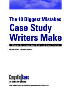 Top Mistakes Success Story Writers Make