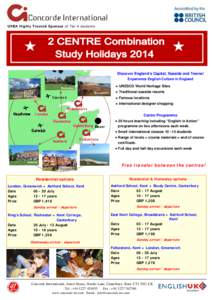 2 Centre Combination Study Holidays-Web
