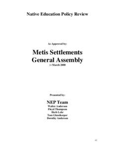 Microsoft Word - Metis Settlements General Council Final Report.doc