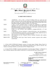 MIUR.AOODRTO.Registro regionale dei decreti direttoriali2018  Ministero dell’Istruzione, dell’Università e della Ricerca Ufficio Scolastico Regionale per la Toscana  Ufficio IV